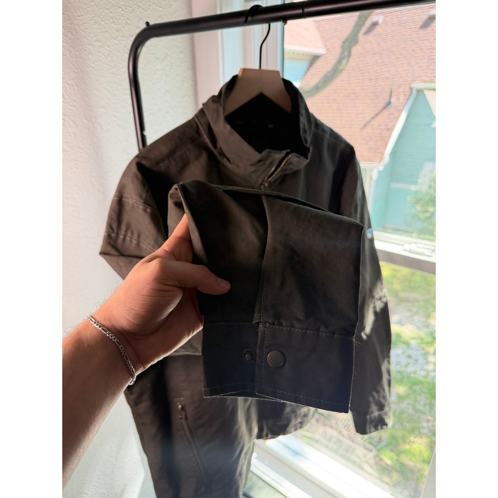 KUHL Burr Jacket Mens XL Gun Metal Brown Full Zip Fleece Lined Canvas Coat 1052 - Picture 8 of 8
